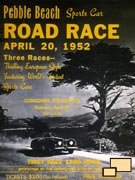 WebCars!: Pebble Beach Concours d'Elegance 1952 event poster