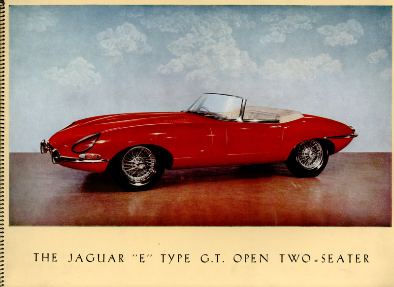 Jaguar E-Type brochure cover