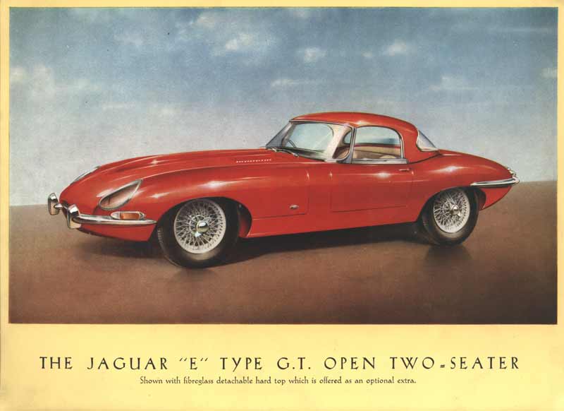 Jaguar E-Type brochure cover