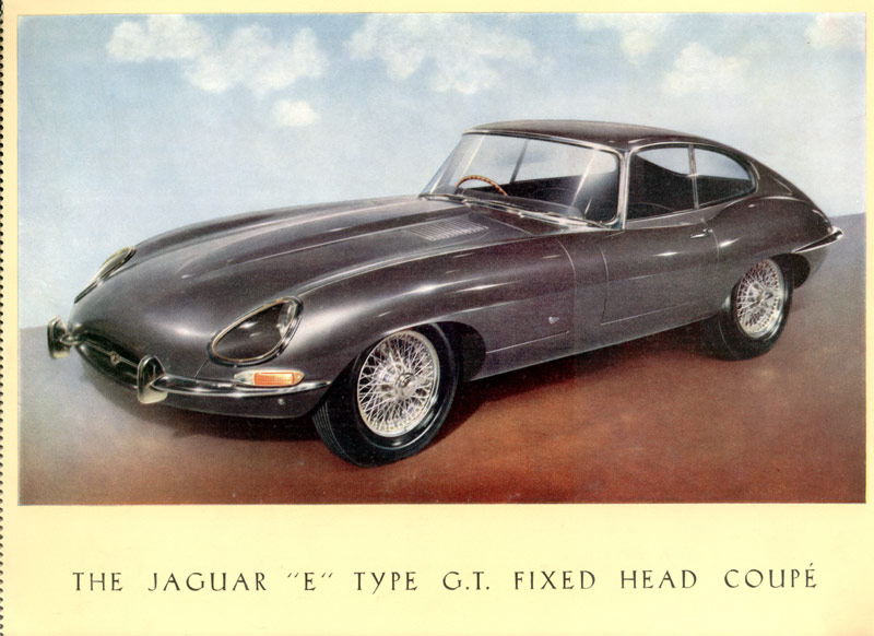 Jaguar E-Type brochure cover