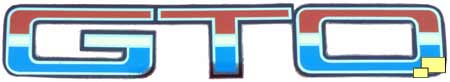 1974 Pontiac GTO Badge