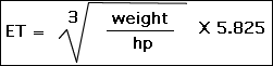 ET Calculation